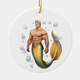 Merman Ornament - Yellowtail
