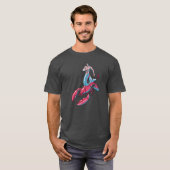 Merman Riding Lobster T-Shirt (Voorkant volledig)