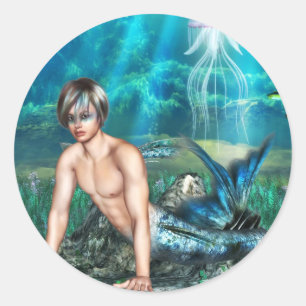 Merman Stickers