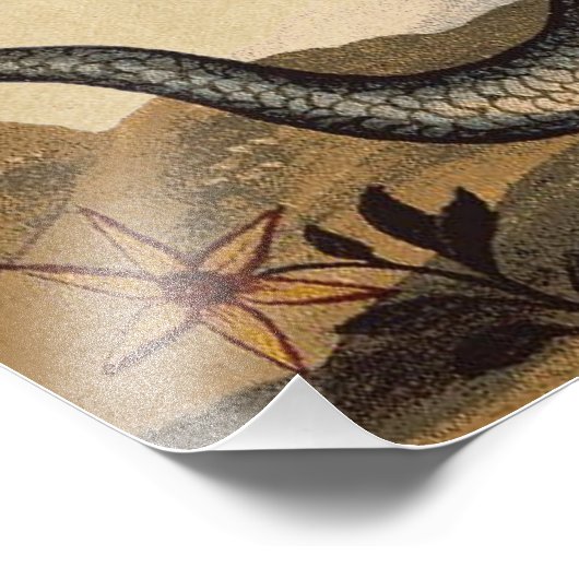 Merman Sun en Moon Foto Afdruk (Hoek)