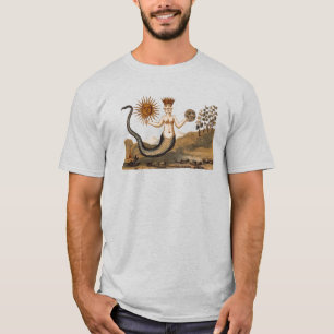 Merman Sun en Moon T-shirt