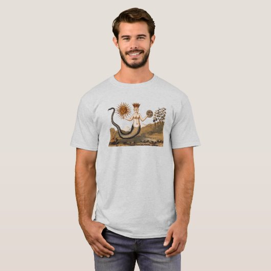Merman Sun en Moon T-shirt (Voorkant volledig)