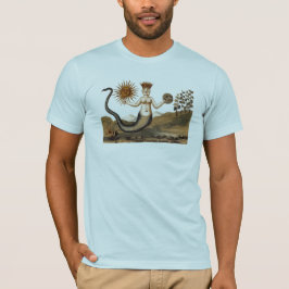 Merman Sun en Moon T-shirt