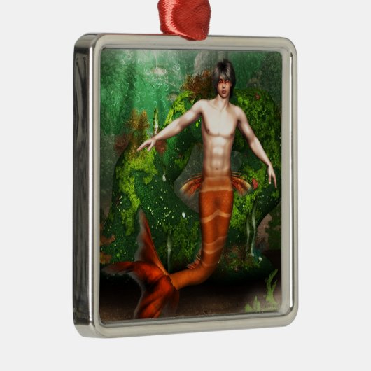 Merman Swimming Ornament (Rechts)