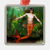 Merman Swimming Ornament (Voorkant)