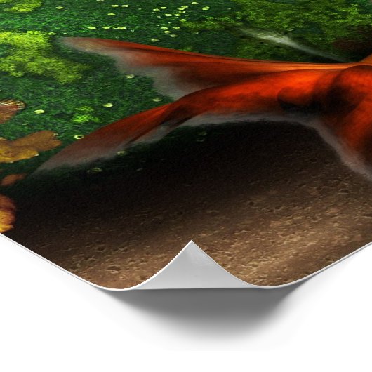 Merman Swimming Poster (Hoek)