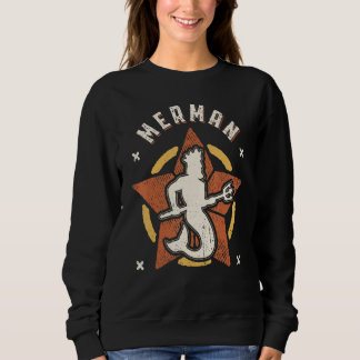 Merman Vintage Retro Classic Trui