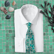 Merman Zee-Glass Green Blauwgroen & Aqua Ocean Thm