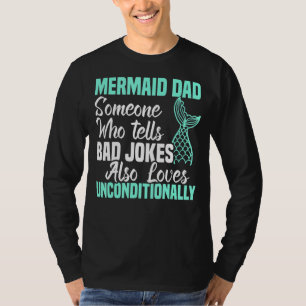 Merman Zeemeermin Papa Aquatic Creature T-shirt