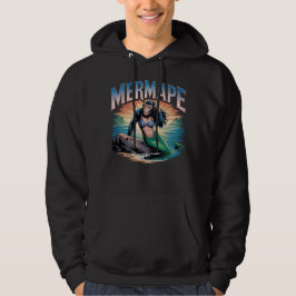 Mermape Illustratie Combo Creature Grappig Hoodie