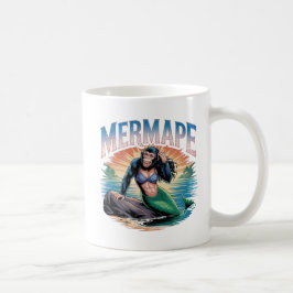 Mermape Illustratie Combo Creature Grappig Koffiemok