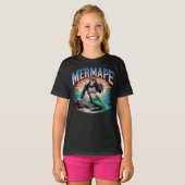 Mermape Illustratie Combo Creature Grappig T-shirt (Voorkant volledig)