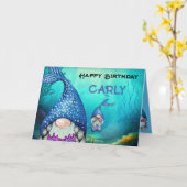 Mermazing Birthday Gnomes Kaart (Gele Bloem)
