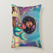 Mermazing Black / Mixed Heritage Accent Pillow Accent Kussen (Voorkant(Verticaal))