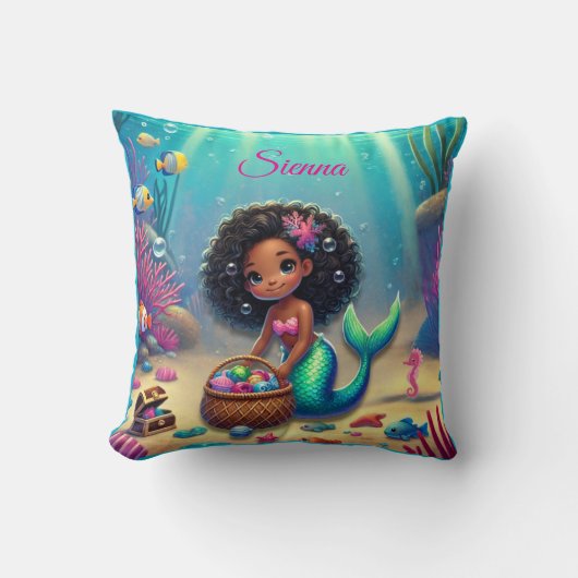 Mermazing Black / Mixed Heritage Sierkussen (Voorkant)