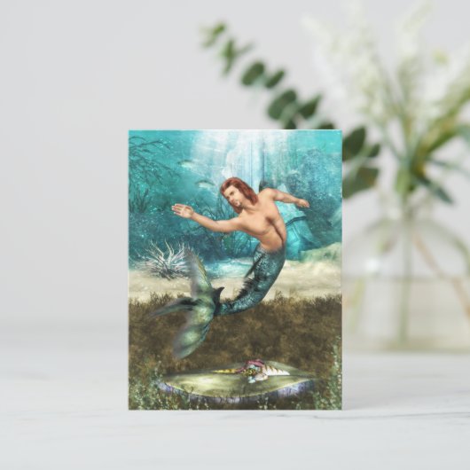 Mermen Briefkaart (Staand voorkant)