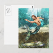 Mermen Briefkaart (Voorkant / Achterkant)