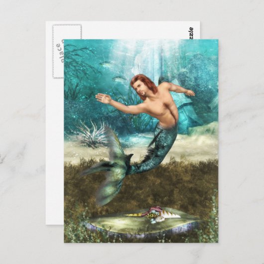 Mermen Briefkaart (Voorkant / Achterkant)