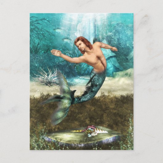 Mermen Briefkaart (Voorkant)