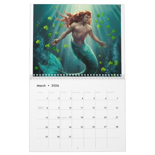 Mermen Kalender (Mar 2026)