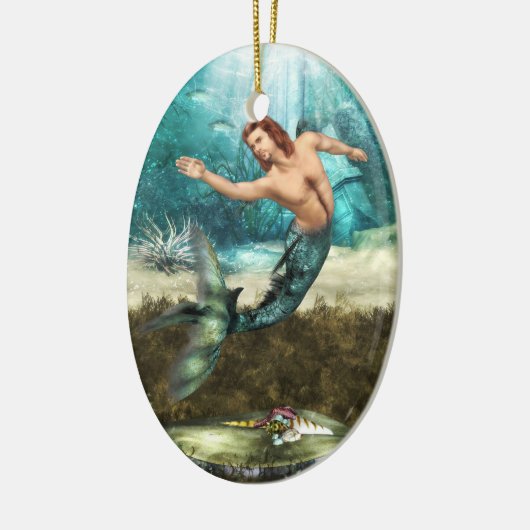 Mermen Ornaments Keramisch Ornament (Links)