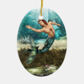 Mermen Ornaments Keramisch Ornament (Voorkant)
