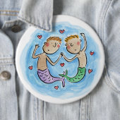 Mermen Ronde Button 6,0 Cm (In situ)