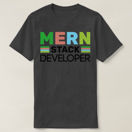 MERN Stack Developer 1 T-shirt (Design voorkant)