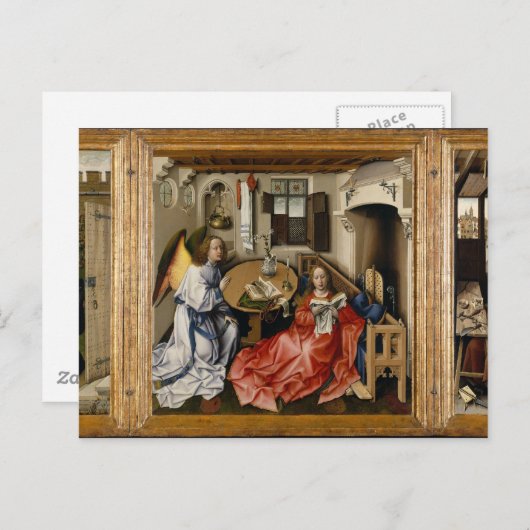 Merode Alterpart van Robert Campin Briefkaart (Voorkant / Achterkant)