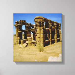 Meroitic kiosk canvas afdruk