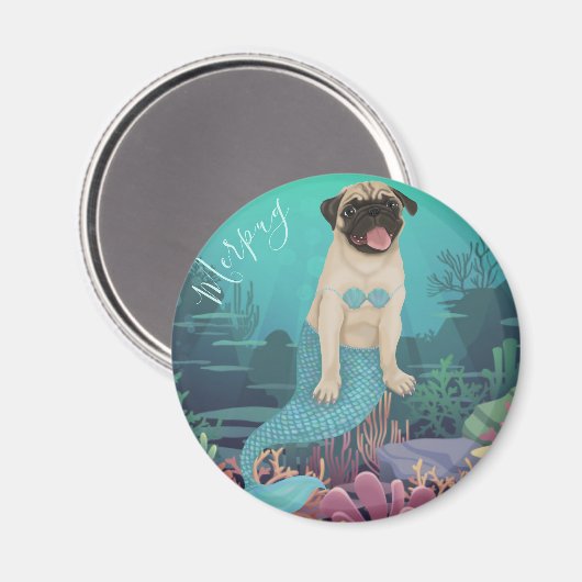 Merpug Magneet (Voorkant / Achterkant)