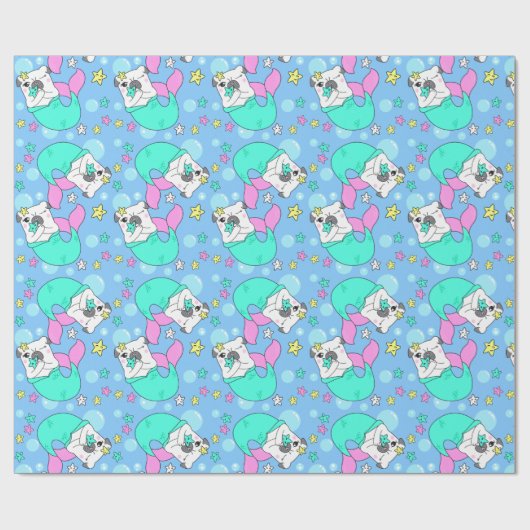 Merpug/Pugmaid Cadeaupapier (Vlak)
