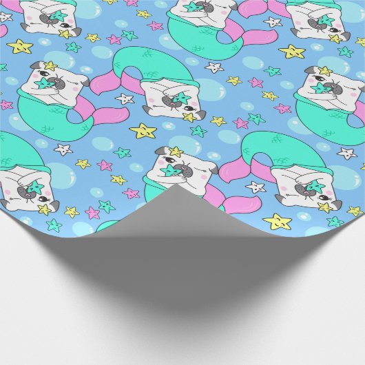 Merpug/Pugmaid Cadeaupapier (Hoek)