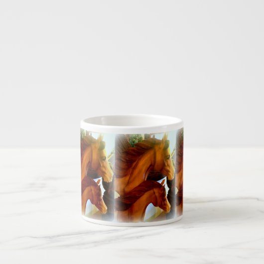merres en pony ' s espresso - mok (Voorkant)