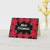 Merri Crissmuss Caribbean Poinsettia Christmas Kaart (Gele Bloem)