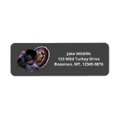 Merriam Wild Turkey Return Address Label (Voorkant)