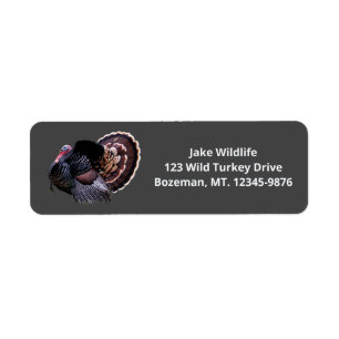 Merriam Wild Turkey Return Address Label