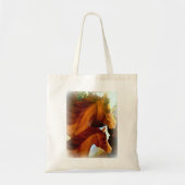 merrie en pony canvas tas (Voorkant)