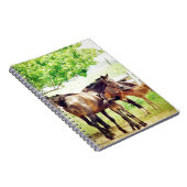 Merrie en veulens notitieboek (Rechterzijde)