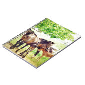 Merrie en veulens notitieboek (Linkerzijde)