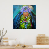 Merrie Monarch Hula Meisje Poster (Keuken)