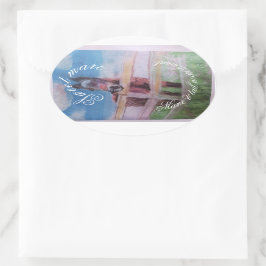 merrie ovale sticker