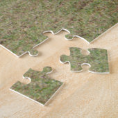 Merrie & veulen bij vulkaankrater van Rano Raraku Legpuzzel (Zijkant)
