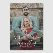 Merrier bij volledige aftapfoto Merry Kerstmis (Voorkant)