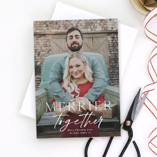 Merrier bij volledige aftapfoto Merry Kerstmis