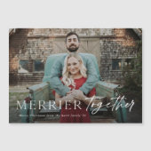 Merrier bij volledige aftapfoto Merry Kerstmis (Voorkant)
