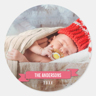 Merrier Kerst Vakantie Foto Sticker