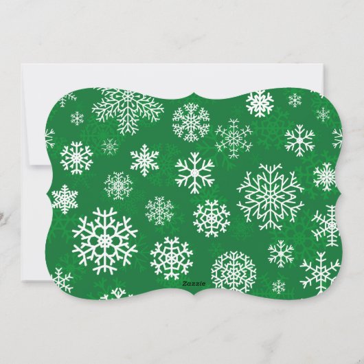 Merrier: Kerstmis ooit Feestdagenkaart (Achterkant)