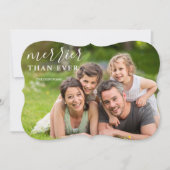 Merrier: Kerstmis ooit Feestdagenkaart (Voorkant)