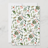 Merrier Little Christmas Geboorteaankondiging Kaar Kaart (Achterkant)